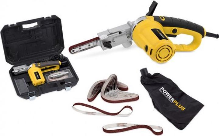 Immagine prodotto Powerplus Elektrofeile/Bandschleifer 400W - 10 Acc. (Smerigliatrice, 400 W)