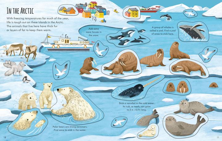 Actual product image First Sticker Book Planet Earth (150 Sticker)