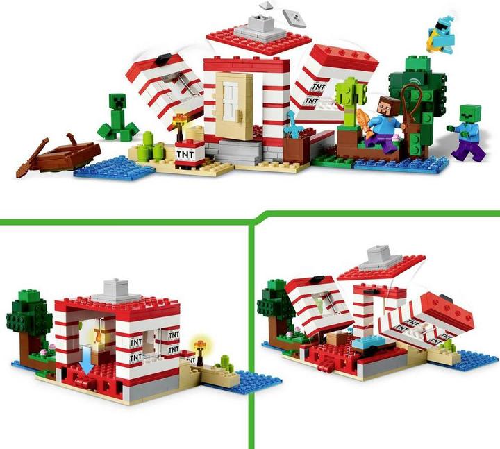 Actual product image LEGO 21275 ® MINECRAFT Das TNT-Dschungelhaus (21275, LEGO Minecraft)
