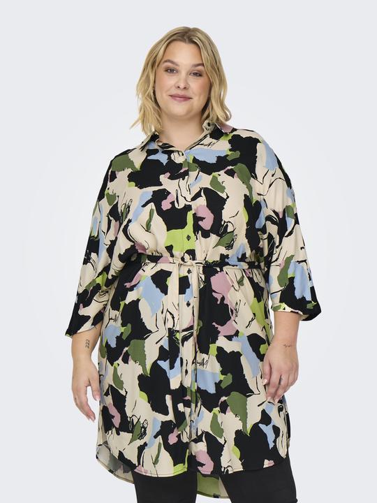 Actual product image Only CARISIDORA Midikleid Tunika mit halber Knopfleiste (42)