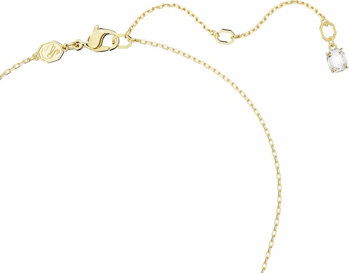 Produktbild Swarovski Dextera Halskette Verschlungener Reif Weiss Gold (Swarovski Metall, 38 - 45 cm)