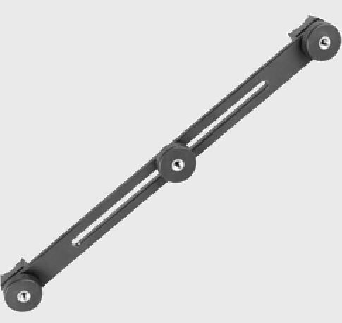 Actual product image Walimex Auxiliary rail straight for 2 LED lights