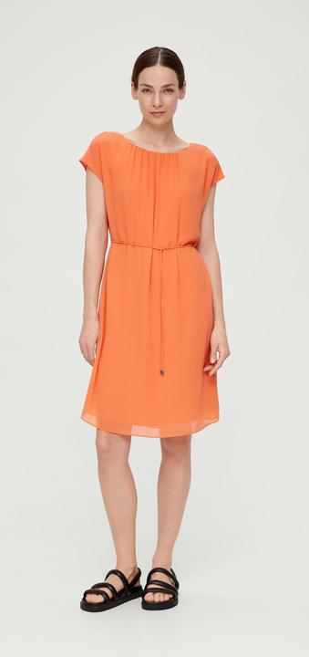 Produktbild s.Oliver Kleid Chiffonkleid mit Raffung (44)