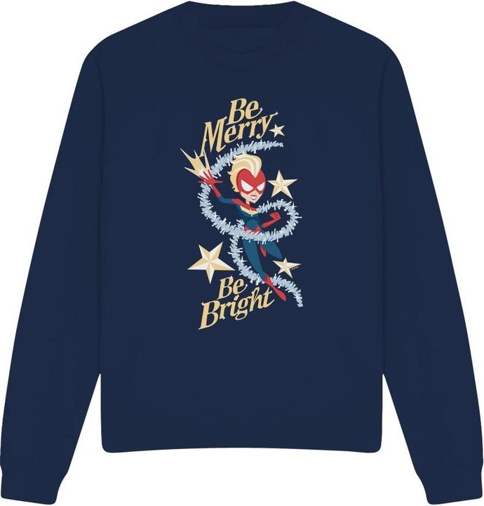 Immagine prodotto Captain Marvel Be Merry Be Bright Felpa Adulto Unisex (XL)