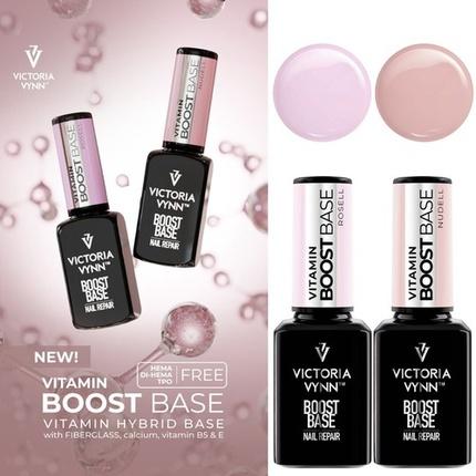 Actual product image Visconti Di Modrone Victoria Vynn Vitamin Boost Base Coat Nail Repair Builder UV/LED Soak Off (Base coat)