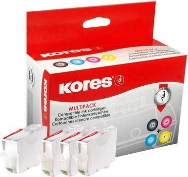 Kores Multi-Pack Tinte G1577KIT ersetzt Canon PGI580/CLI581 Inhalt schwarz 12.2 ml - S (M, B, C, Y)