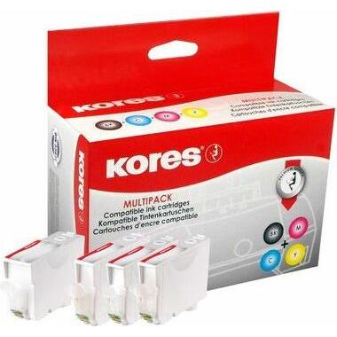 Thumbnail - Kores, Druckerpatrone, Multi-Pack Tinte G1565KIT ersetzt Canon PGI-2500XL (M, B, Y, C)
