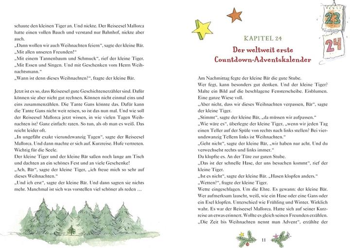 Actual product image Tiger and bear, it's very Christmassy!