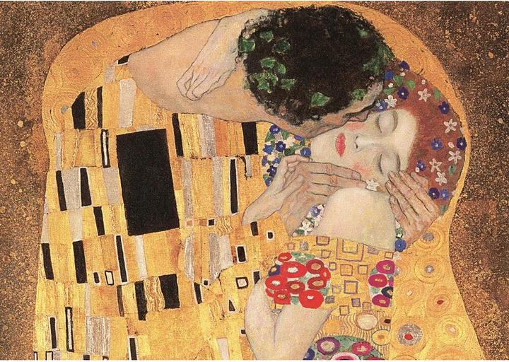 Actual product image Magni Puzzle Gustav Klimt The Kiss 1000 pieces (1000 pieces)
