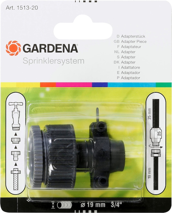 Produktbild Gardena Hahnaschlusstück 1513 (Hahnverbinder, 101.60 mm)
