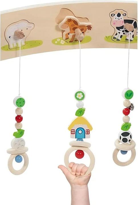 Produktbild Goki Baby-Fit Tierstimmen Bauernhof, Greif- und Spieltrainer