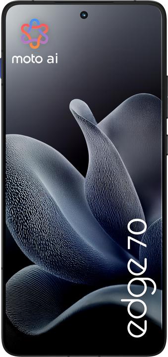 Actual product image Motorola Edge 70 6.7 Dual SIM Android 16 USB Type-C 12 GB 512 GB 4800 mAh Grau (512 GB, Grey, PANTONE Gadget Grey, 6.70", Dual SIM, 5G)