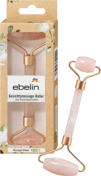 Produktbild dm ebelin Gesichtsmassage-Roller aus Rosenquarz
