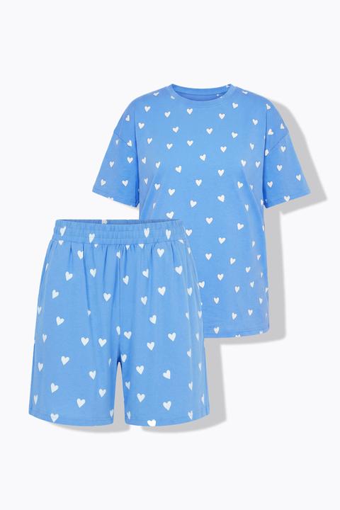 Produktbild Studio Untold Pyjama, kurzer Zweiteiler, Hearts-Print (50)