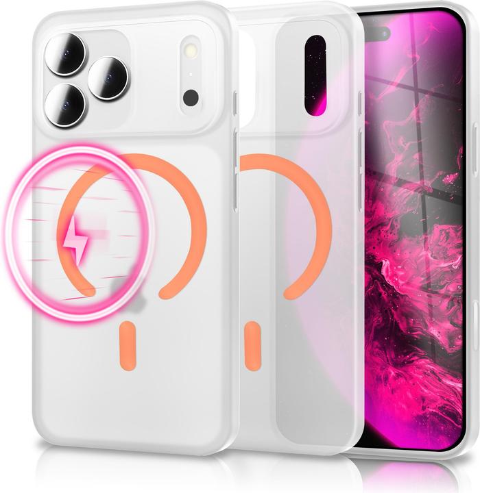 Orange fluo transparent