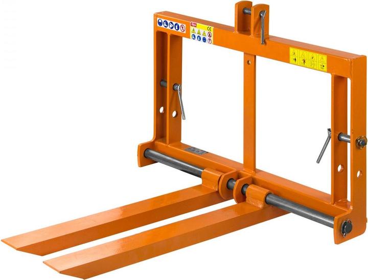 Dema Traktor Kleintraktor Palettengabel für 300 kg Kat 1 Heck / Frontanbau Dreipunkt