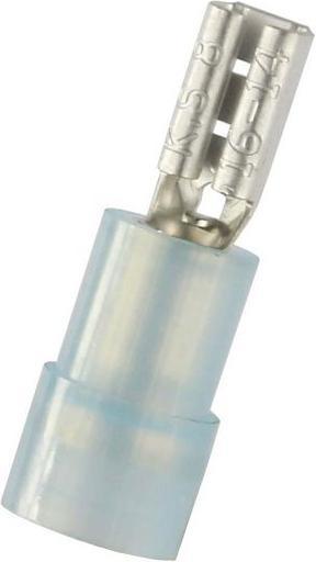Actual product image RS PRO Blue Insulated Female Spade Connector, Rece