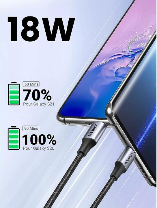 Immagine prodotto Ugreen USB A – USB Tipo C (2 m, USB 2.0, 60 W)