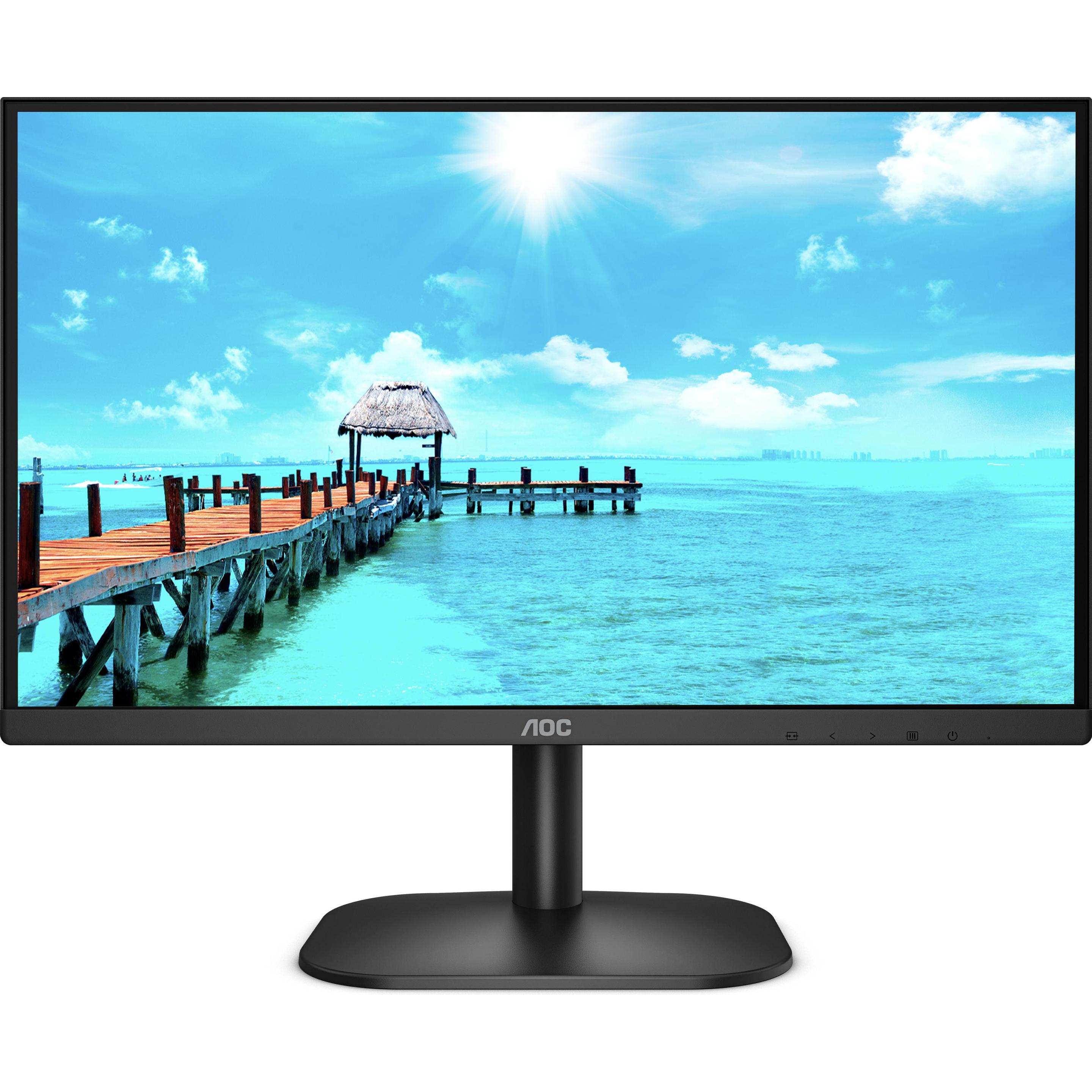 AOC 24B2XDM (1920 x 1080 Pixel, 23.80"), Monitor, Schwarz