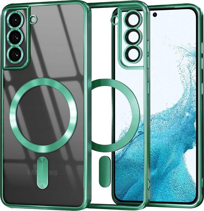 Image du produit Techsuit - Luxury Crystal MagSafe - Samsung Galaxy S22 5G - Light Green (Samsung Galaxy S22 5G)