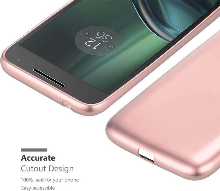 Produktbild Cadorabo TPU Matt Metallic Cover (Motorola Moto G4 Play)