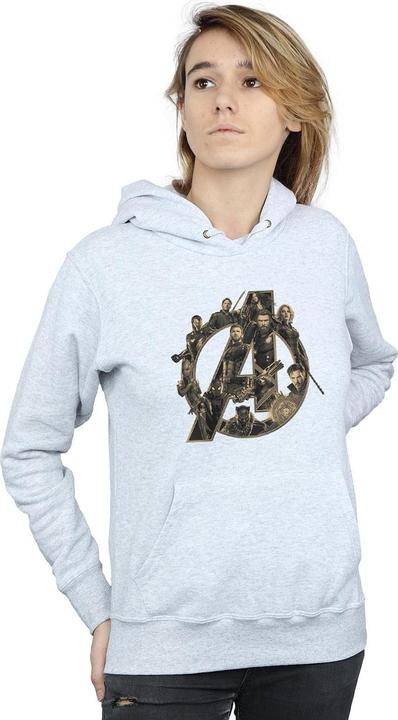 Produktbild Avengers Infinity War Logo Kapuzenpullover (L)