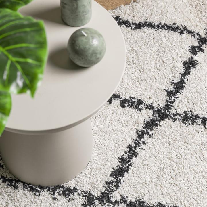 Actual product image vidaXL Shaggy high pile modern carpet (200 x 100 cm)