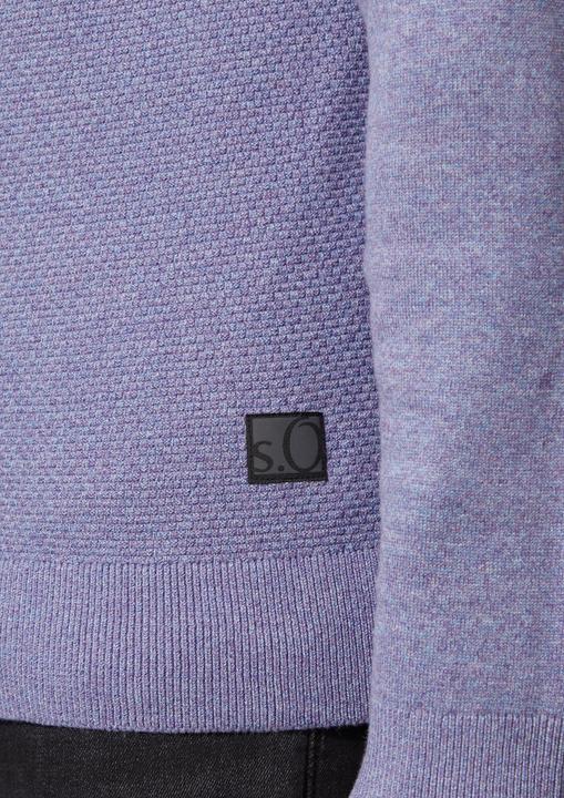 Immagine prodotto s.Oliver Strickpullover Strickpullover mit Strukturmix und Logo-Patch (XXL)