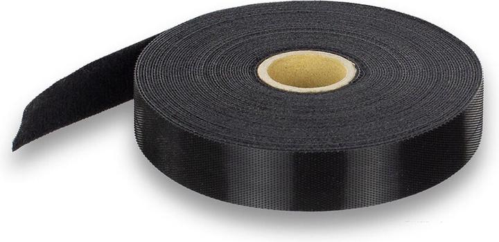 Actual product image ACT Hook & Loop cable tie 20 mm STICK TAPE 20MM BLACK 10MTR (Velcro cable ties, 1 pcs.)