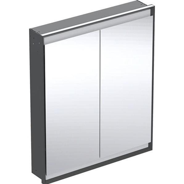 Geberit, Spiegelschrank, ONE Spiegelschrank mit ComfortLight, 2 Türen, Unterputzmontage, 75x90x15cm, 505.802.00.