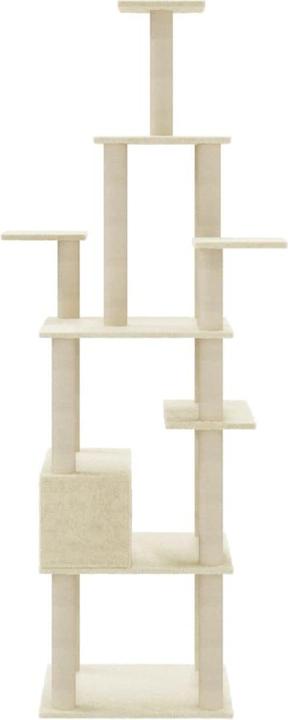 Produktbild vidaXL Katzenbaum (183 cm, Hellgrau)