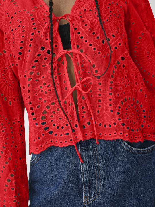 Actual product image Object Broderie Anglaise Blouse (34)