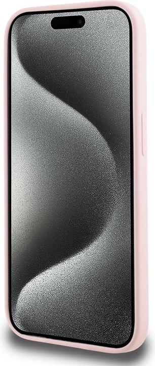 Actual product image Karl Lagerfeld Liquid Silicone Karl and Choupette MagSafe Case for iPhone 14 Pro Pink (Apple iPhone 14 Pro)