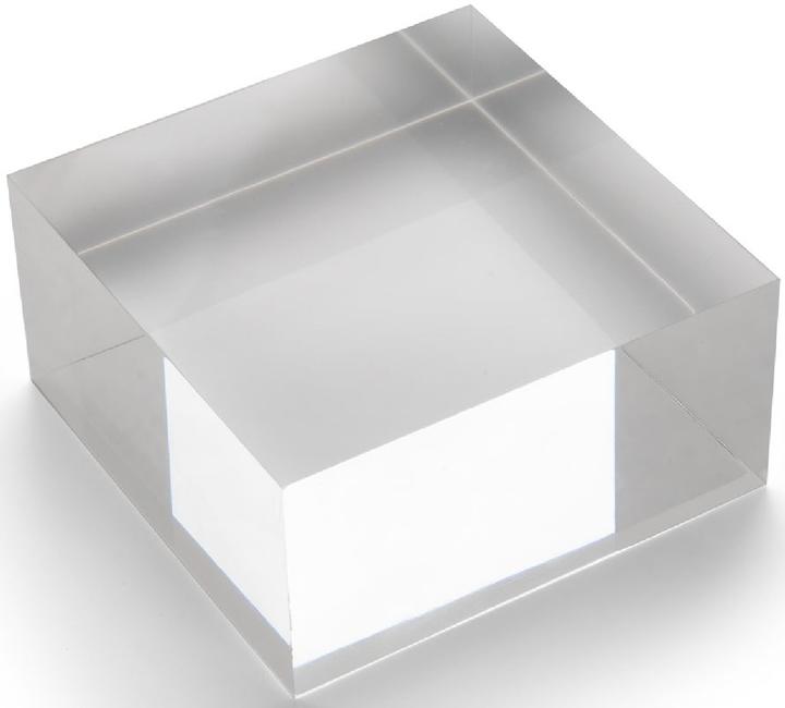 Produktbild Deflecto Acryl-Block transparent (Blanko, Kein Einband)