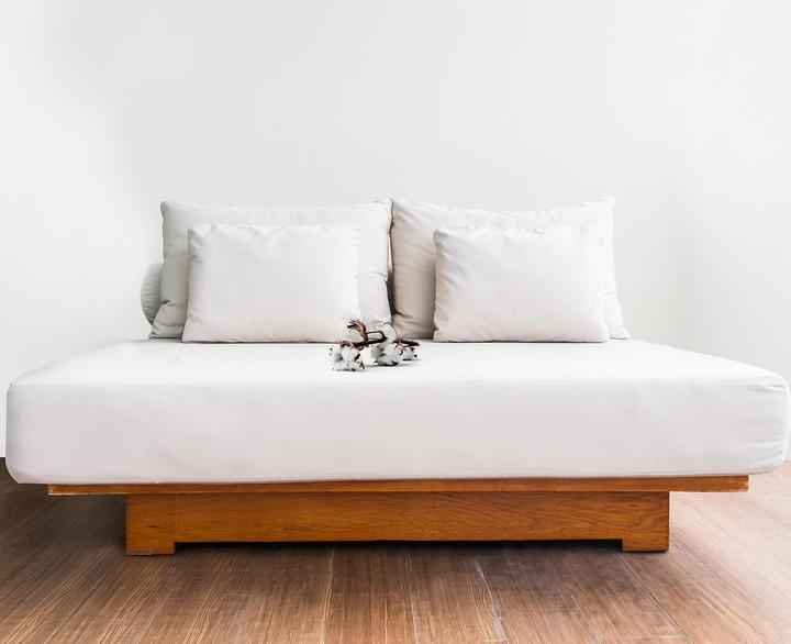 Actual product image Aspero Organic Cotton Fitted Sheet Minas (180 x 200 x 35 cm)