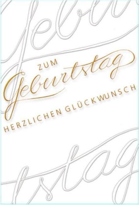 Produktbild ABC Glückwunschkarte Geburtstag 12.5 x 17.6 cm (1 Stk.)
