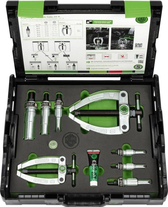 Actual product image Kukko Internal extractor set 25 8 pieces 12-46 mm