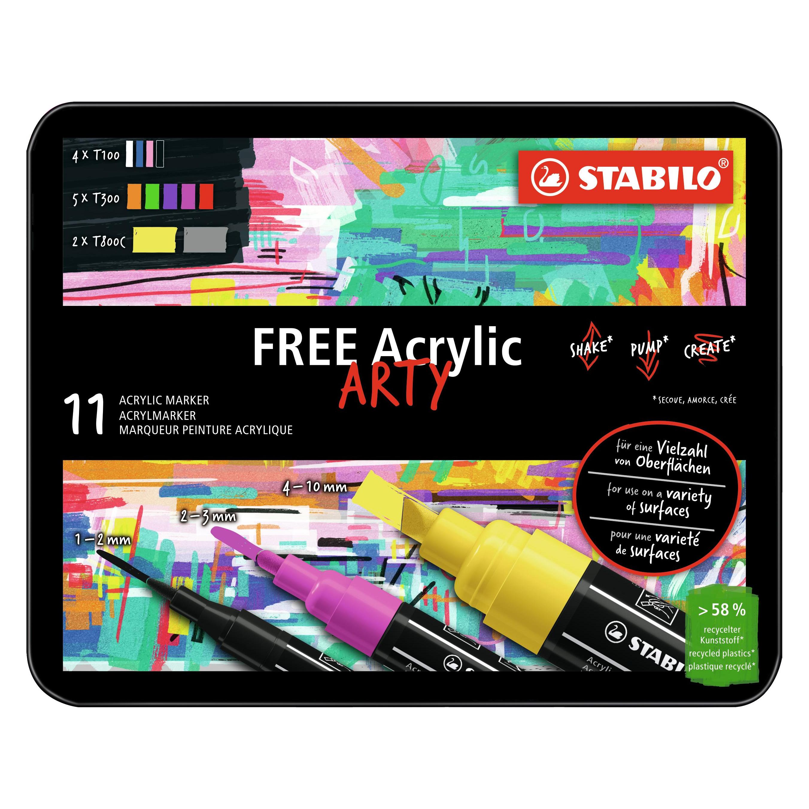 Stabilo Free Acrylic Starter Kit
