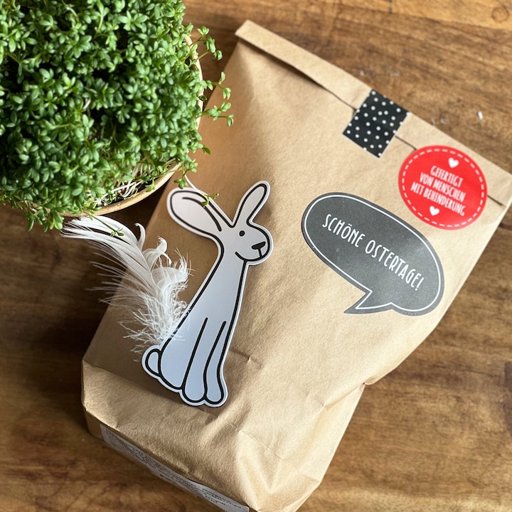 Produktbild Wunderle Wundertüte Schöne Ostertage mit Hase (Geschenktüte, 1 x)
