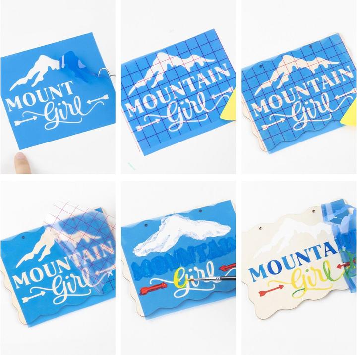 Produktbild Loklik Permanent Adhesive Vinyl Stencil - Light Blue