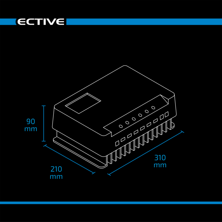 Produktbild Ective SC 60 Pro MPPT Solar-Laderegler 12V/24V/36V/48V 60A
