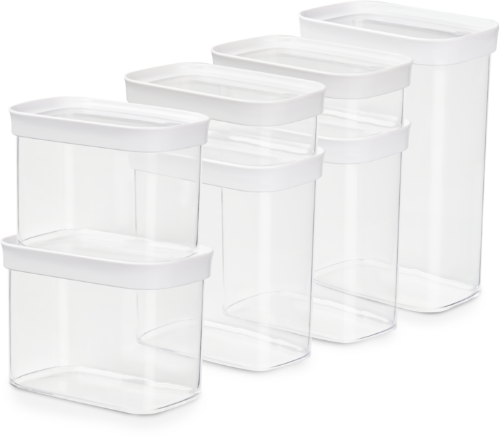 Emsa Optima Set de 7 (2x0.45 / 2x1 /2x1.6 / 2.2) (8.30 l)