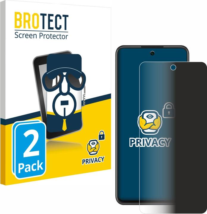 Actual product image BROTECT Anti-spy privacy film Blue light protection film (2 Piece, Huawei P Smart (2021))
