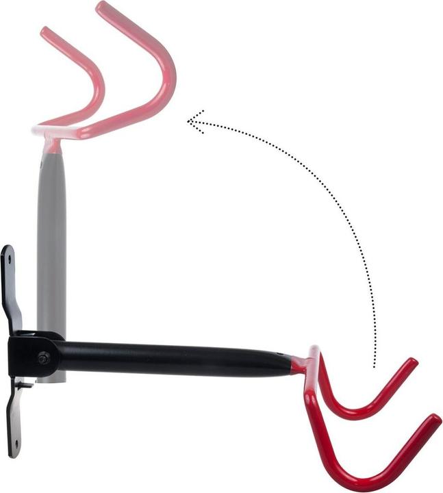 Produktbild Maclean Uchwyt wieszak rowerowy ścienny poziomy stal max. obciążenie 30kg, MC-430