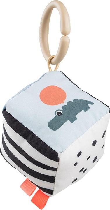 Actual product image Done by Deer Contrast baby cube Happy clouds colour mix