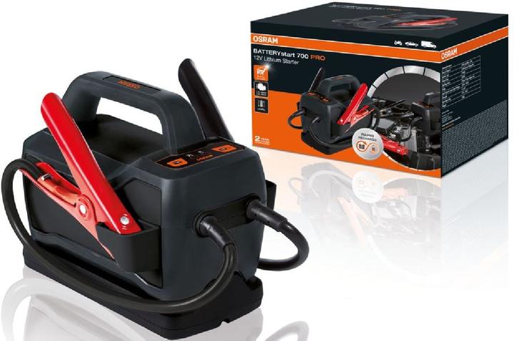 Actual product image Osram Quick start system lithium jump starter BATTERYstart PRO 700 (1500 A, 24000000 mAh)