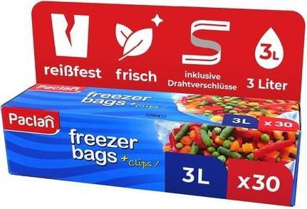 Actual product image Paclan FREEZER BAGS 3LX30PCS 451040 (1 x)