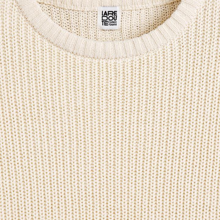 Produktbild La Redoute Collections Grobstrickpullover mit rundem Ausschnitt (92)