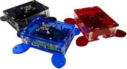 Produktbild HutoPi Case with vesa support for Raspberry Pi 4 - Black