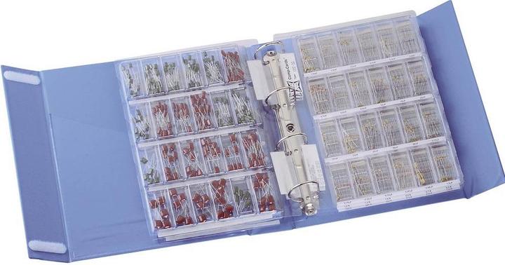 Image du produit Nova Assortiment de condensateurs électrolytiques Assortiment de composants pratiques, 2070 pièces